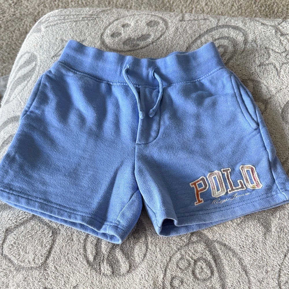 Polo by Ralph Lauren Light Blue Kids Fleece Shorts